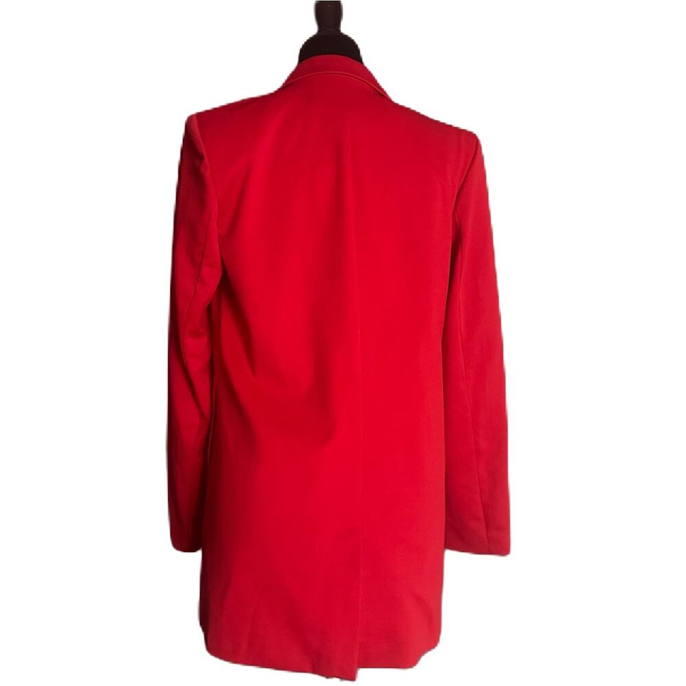 Extro & Vert Red single button blazer - Picture 2 of 6
